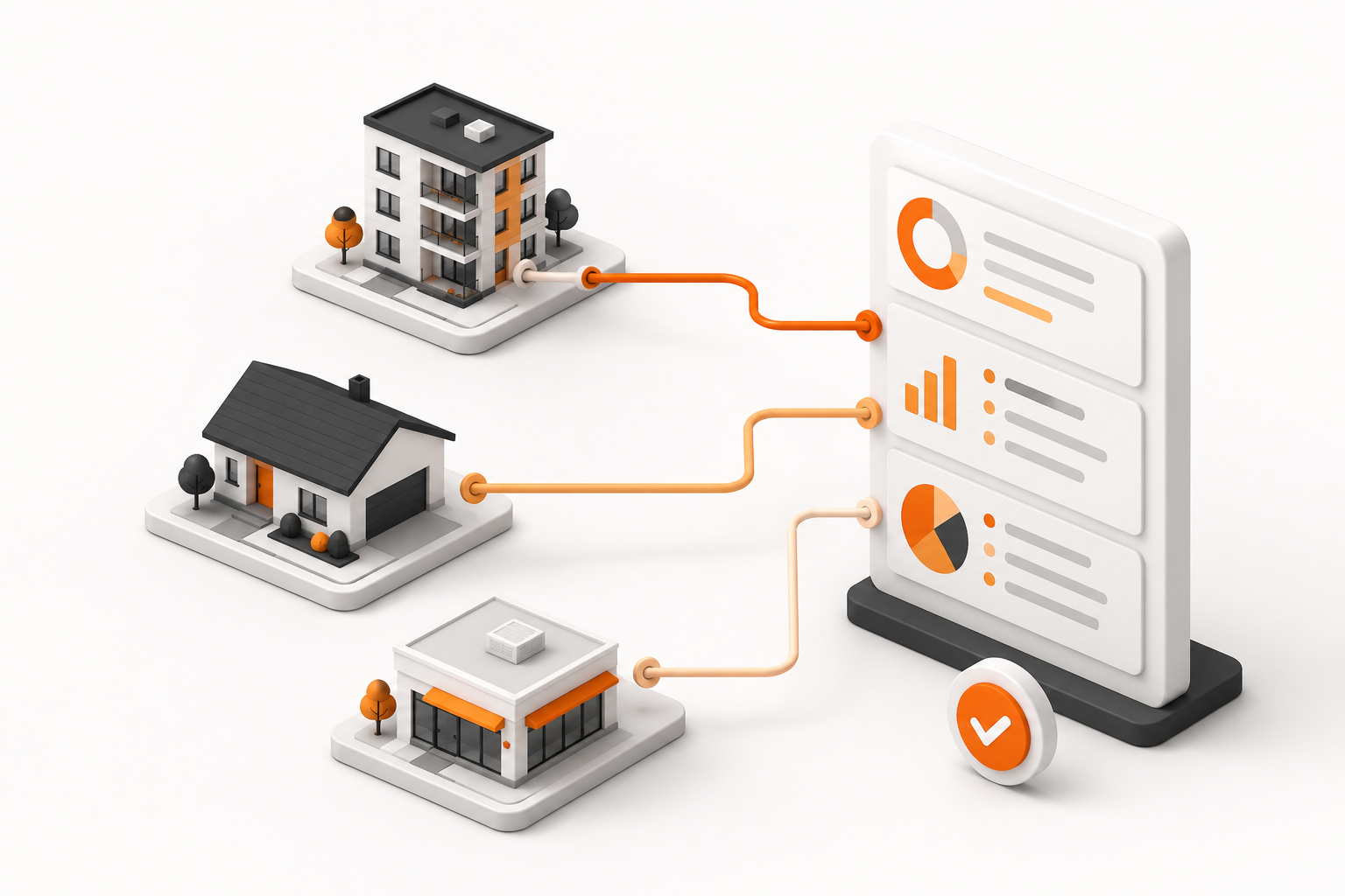 Bookkeeping for real estate investors with rental income and expenses organized by property